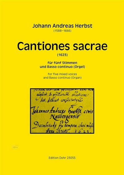 H.J. Andreas: Cantiones sacrae (Chpa)