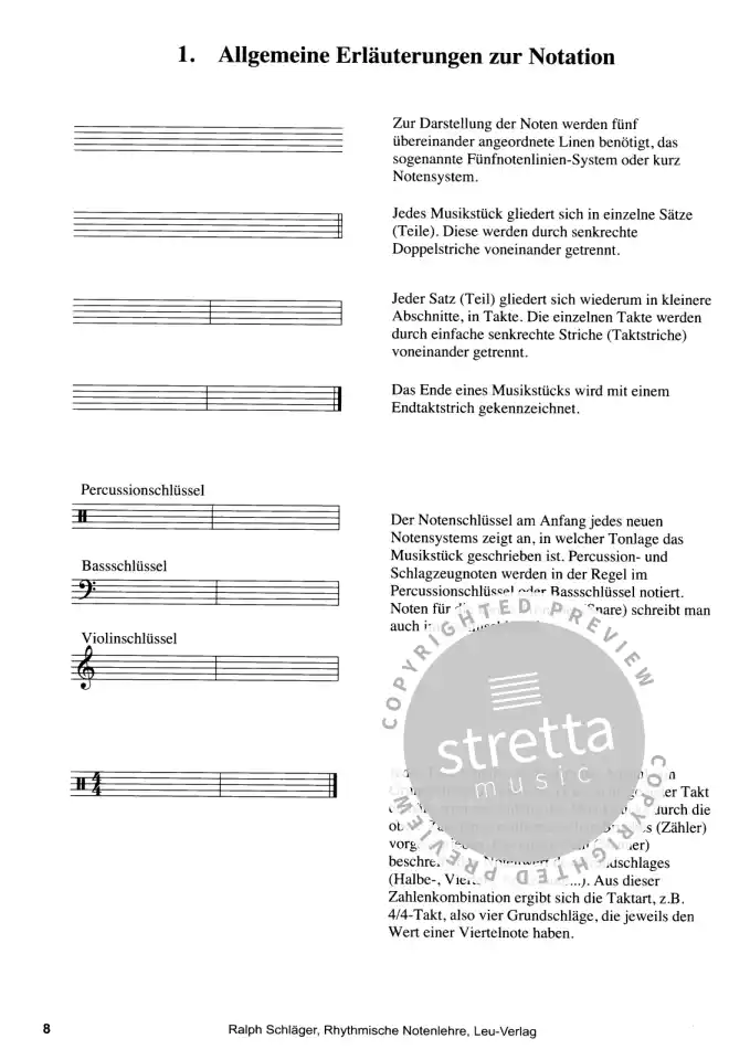 R. Schläger: Rhythmische Notenlehre, Instr (+CD) (1)