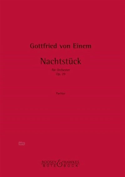 G. v. Einem: Nachtstueck op. 29, Sinfo (Stp)