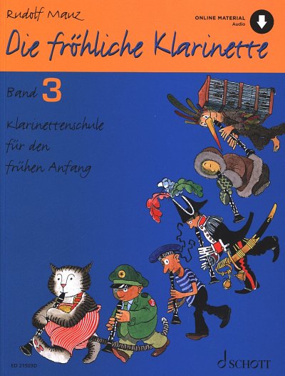 AQ: R. Mauz: Die fröhliche Klarinette 3, Klar (+Onl (B-Ware)