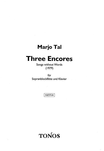 Tal Marjo: 3 Encores