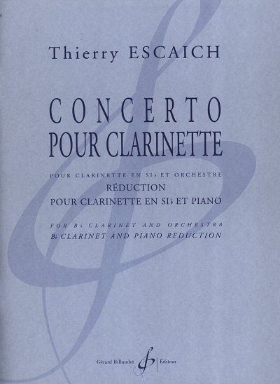 T. Escaich: Concerto pour clarinette et orchestre