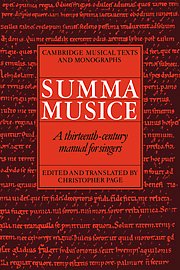 C. Page: Summa Musice (Bu)