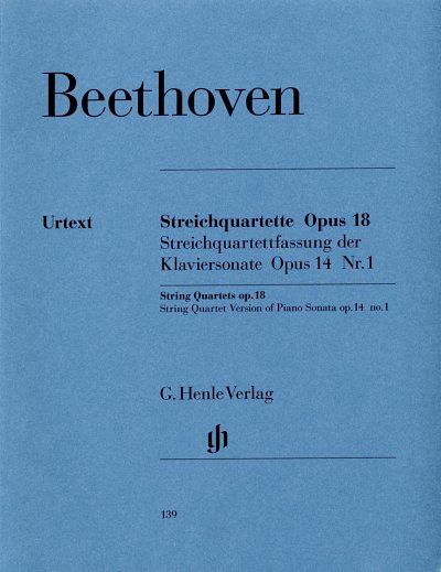 L. v. Beethoven: Streichquartette I, 2VlVaVc (Stsatz)
