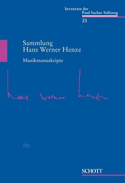 H.W. Henze: Musikmanuskripte (Bu)