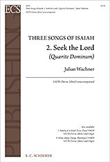Three Songs of Isaiah: No. 2. Seek the Lord, Gch;Klav (Chpa)