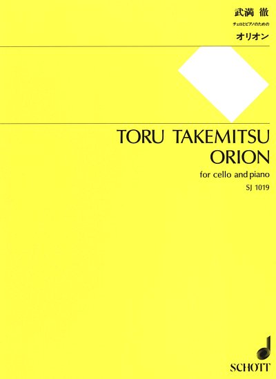 T. Takemitsu: Orion , VcKlav (Pa+St)