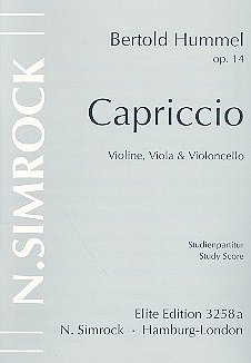 B. Hummel: Capriccio op. 14 , VlVlaVc (Stp)
