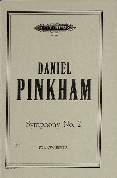 D. Pinkham: Sinfonie Nr. 2 (1963)