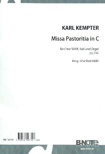 K. Kempter: Missa Pastoritia op.114 für Chor, GchOrg (Part.)