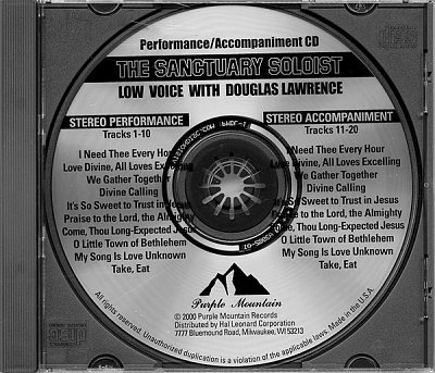 Sanctuary Soloist #3 Cd/low Voice, Ch (CD)