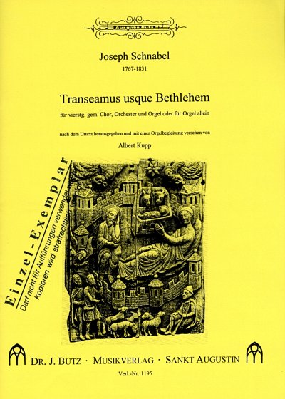J. Schnabel: Transeamus usque Bethlehem, Gch4Org;Orch (Part)