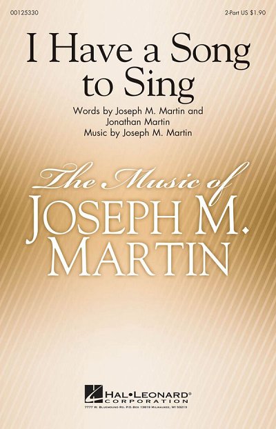 J. Martin: I Have a Song to Sing, Ch2Klav (Chpa)