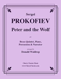 S. Prokofjew: Peter and the Wolf, Er5BlechKlav (Pa+St)