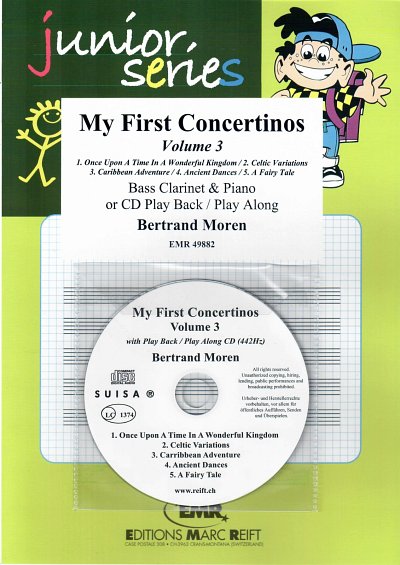 B. Moren: My First Concertinos Volume 3, Bklar (+CD)