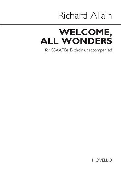R. Allain: Welcome All Wonders, GchKlav (Chpa)