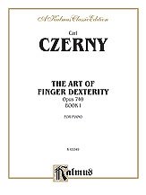 DL: Czerny: Art of Finger Dexterity, Op. 740 (Book I)