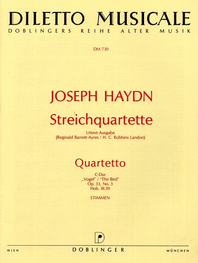 J. Haydn: Streichquartette Quartetto C-Dur (