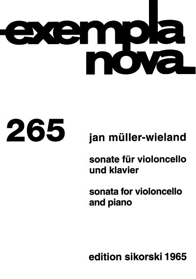 J. Mueller-Wieland: Sonate, VcKlav (KlavpaSt)
