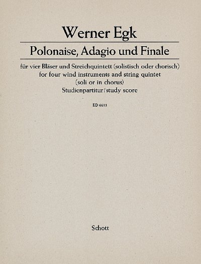 W. Egk: Polonaise, Adagio und Finale  (Stp)