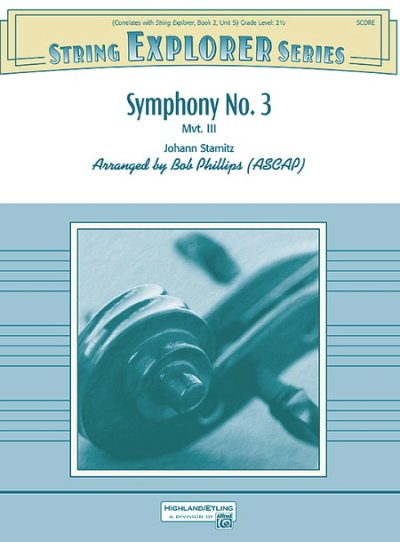 Symphony No 3, Stro (Pa+St)