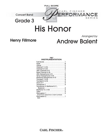 H. Fillmore: His Honor, Blaso (Part.)