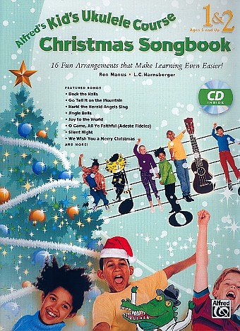 L. Harnsberger: Kids Ukulele Christmas Songs 1&2, Uk (Bu+CD)