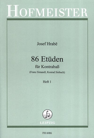 Hrabe Josef: 86 Etueden Bd 1
