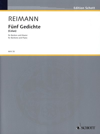 A. Reimann: Fünf Gedichte von Paul Celan (1959/1960)