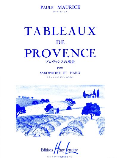 Tableaux de Provence, ASaxKlav (KlavpaSt)