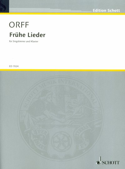 C. Orff: Frühe Lieder , GesKlav