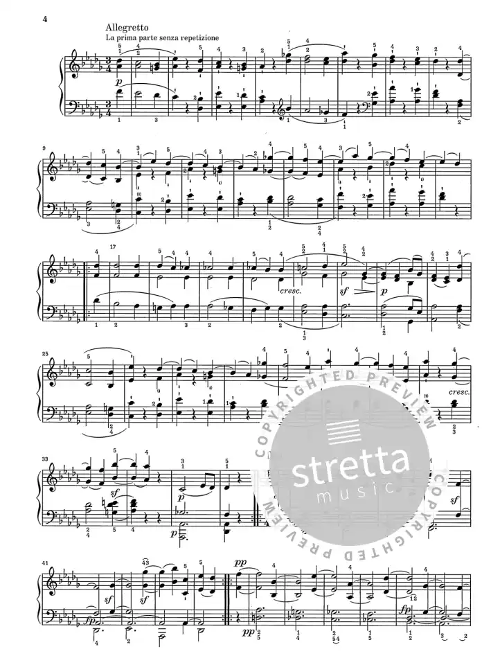 L. v. Beethoven: Klaviersonate Nr. 14 cis-Moll op. 27/, Klav (2)