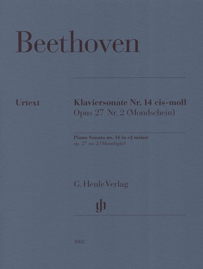 L. v. Beethoven: Klaviersonate Nr. 14 cis-Moll op. 27/, Klav