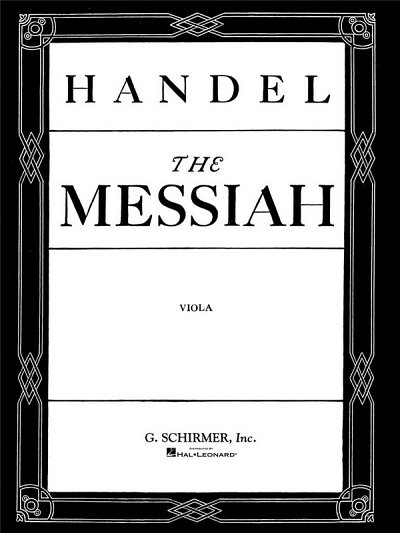 G.F. Händel: Messiah (Oratorio, 1741) (Vla)
