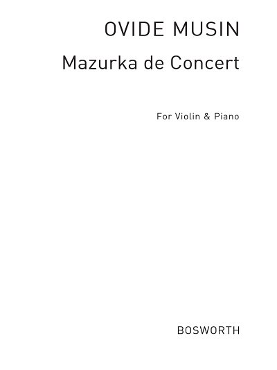Musin, O Mazurka De Concert