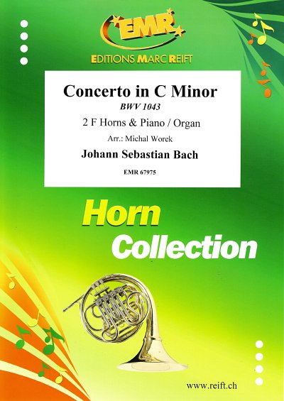 J.S. Bach: Concerto in C Minor, 2HrnKlav/Org (KlavpaSt)