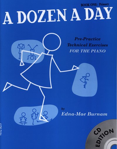 W. Gillock: A Dozen a Day Book 1 + CD Primary, Klav (+CD)