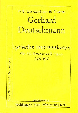 G. Deutschmann: Lyrische Impressionen Dwv 107