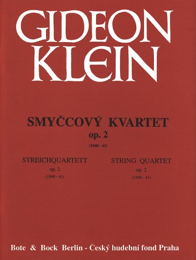 AQ: Klein Gideon: Streichquartett Op 2 (B-Ware)