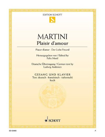 DL: J.P.E. Martini: Plaisir d'amour G-Dur, GesHKlav