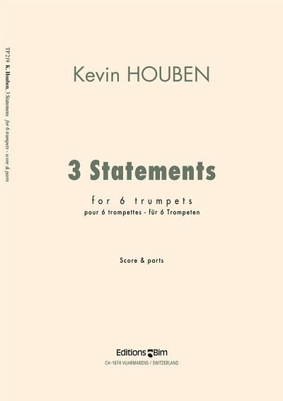 K. Houben: 3 Statements, 6Trp (Pa+St)