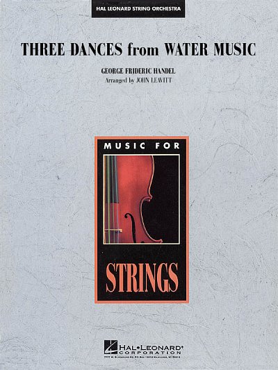 G.F. Händel: Three Dances from Water Music, Stro (Part.)