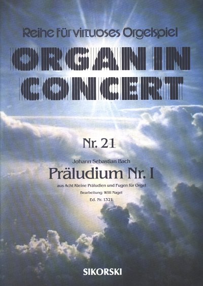 J.S. Bach: Präludium Nr. 1 (aus "8 kleine Präludien und Fugen für Orgel") für elektronische Orgel