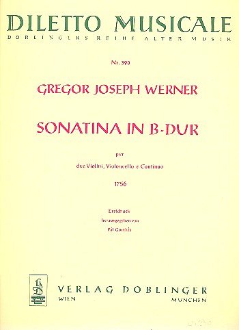 G.J. Werner: Sonatina B-Dur (1756)