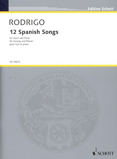 J. Rodrigo: 12 Spanish Songs, GesMKlav (Klavpa)