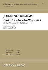 J. Brahms: O wusst' ich doch den Weg zurück