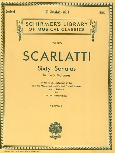 D. Scarlatti: 60 Sonatas 1, Klav