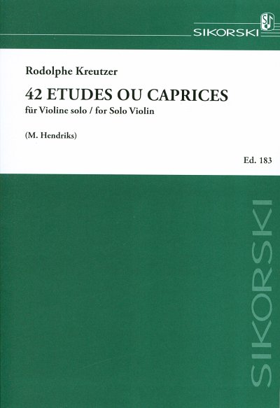 R. Kreutzer: 42 Etudes ou Caprices, Viol