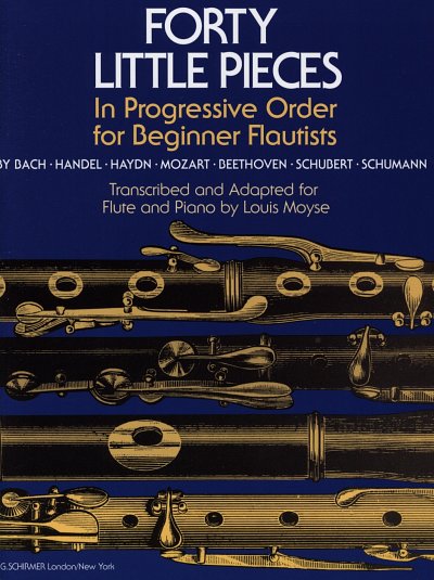 L. Moyse: Forty little Pieces in Progressive, FlKlav (+solo)