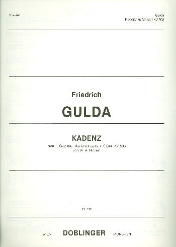 F. Gulda: Kadenz, Klav